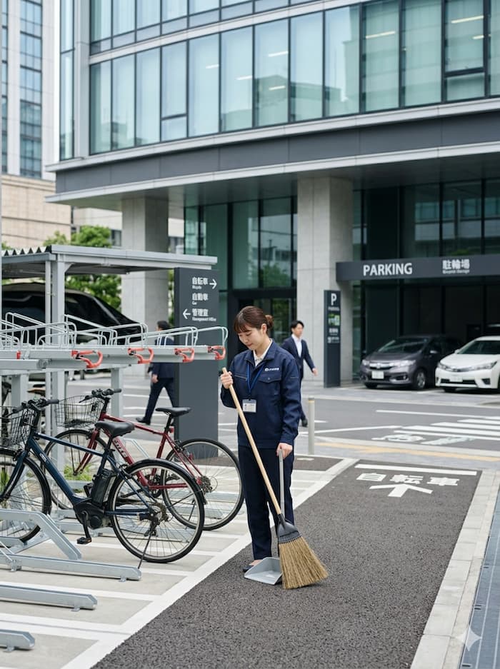 駐輪場・駐車場管理の事例